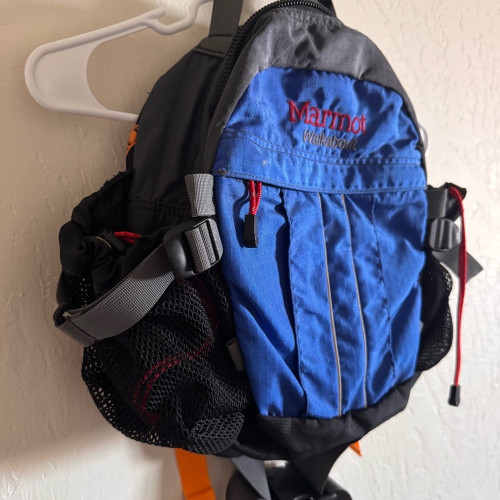 Marmot Blue and Black Outdoor Backpacks